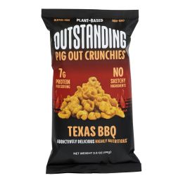 Outstanding Foods - Crunchies Texas Bbq - Case of 12-3.5 OZ