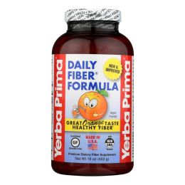 Yerba Prima Daily Fiber Formula, Orange Flavor - 1 Each - 16 OZ