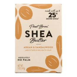 Peet Bros - Soap Argn Sndlwd Shea Btr - EA of 1-5 OZ